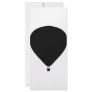 hot-air balloon icon custom rack card