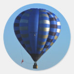 Hot air balloon in flight stickers