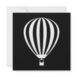 hot air balloon personalised invitation
