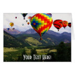 Hot Air Balloon Ride in the Rockies Card