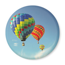 Hot Air Balloons Fridge Magnets