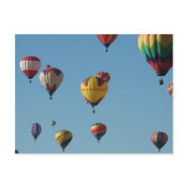 Hot Air Balloons Postcard
