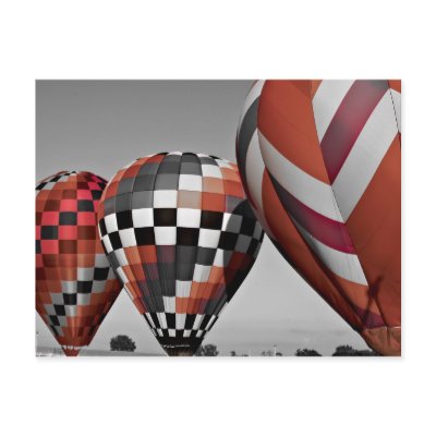 Hot Air balloons Post Card