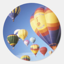 Hot air balloons sticker