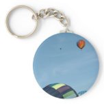 Hot air balloons, with parachute keychains