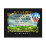Hot Air Fiesta Invitation postcards