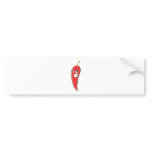 Hot and Spicy Red Chilli Pepper bumper stickers