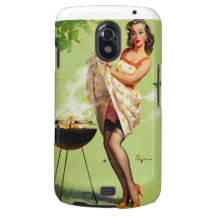 Hot Barbecue Time - Retro Pin Up Girl Samsung Galaxy Nexus Case