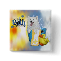 Hot Bath - American Eskimo - Maya Button