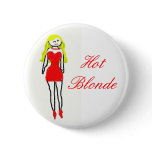 Hot Blonde buttons