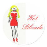 Hot Blonde stickers