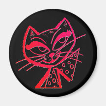 Hot Boo-Boo Kitty Refrigerator Magnets