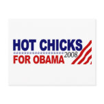 Hot Chicks For Obama Postcard