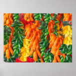 Hot Chile Peppers Poster