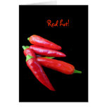 Hot Chilli Peppers Greeting Card