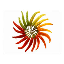 Hot Chilli Peppers Postcards