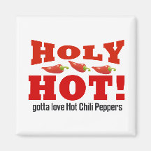 hot chilli peppers refrigerator magnet