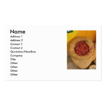 Hot Chilly Peppers Business Card