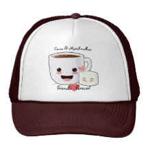 Hot Chocolate and Marshmallow Hat
