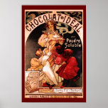 Hot Chocolate Beverage French Ad Print