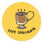 Hot chocolate stickers