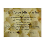 Hot Cocoa Mix Recipe postcards
