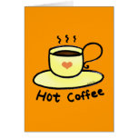 Hot coffee cards