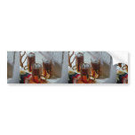 Hot coffee in handy glass mugs bumper stickers