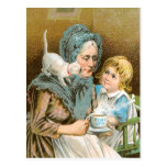 Hot Coffee Royal Java Vintage Drink Ad Art Postcard