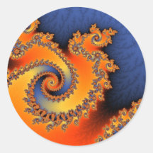Hot Cold Triple Twirl Stickers
