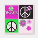 Hot Colours Peace T-shirts and Gifts Fridge Magnets