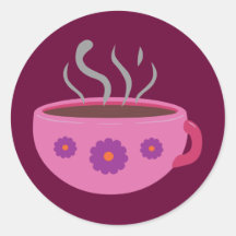 Hot Cup of Coffee Sticker