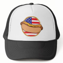 Hot Dog American Flag Hats