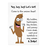 Hot Dog Cookout Party Invitation invitations