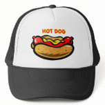 Hot Dog  Fun Clothing By Asher Socrates Trucker Hat
