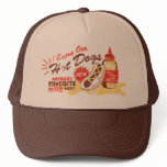 Hot Dog hat (brown/tan)