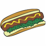 Hot dog photo cut outs