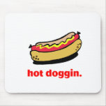 Hot Doggin Mouse Pad