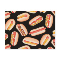 Hot Dogs Postcard