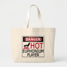 Hot Euphonium Player Canvas Bag