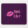 HOT HOT HOT LIPS by SHARON SHARPE Mousepads