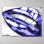 Hot Lips Violet Canvas Print