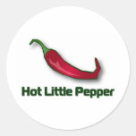 Hot Little Pepper Round Stickers