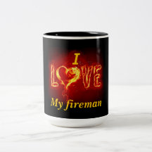 Hot love coffee mug