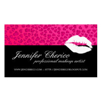 Hot Makeup Artist Business Card