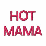 HOT MAMA EMBROIDERED POLO SHIRT