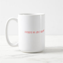 HOT MAMA FOURTH OF JULY BABY COFFEE MUG