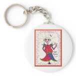 Hot Mama Pregnant Elf keychains