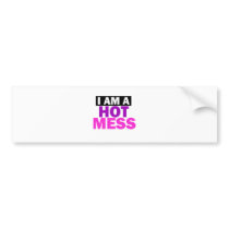 HOT MESS BUMPER STICKERS