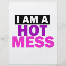 HOT MESS PERSONALIZED FLYER